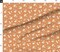 Woodland Animal Forest Babies Pumpkin Orange Whimsical Fun Cute Happy Cheerful Custom Printed Fabric by Spoonflower Various Fabrics by the Yard or Fat Quarter